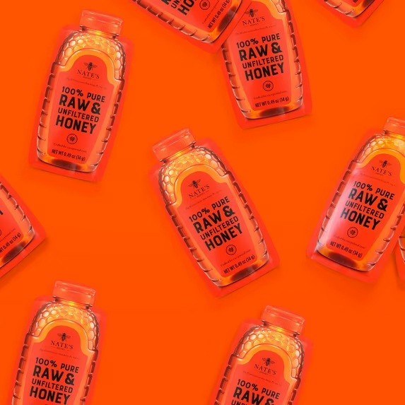 Nature Nate’s Honey Minis: 100% Pure Raw and Unfiltered Honey – 20 Single Serve