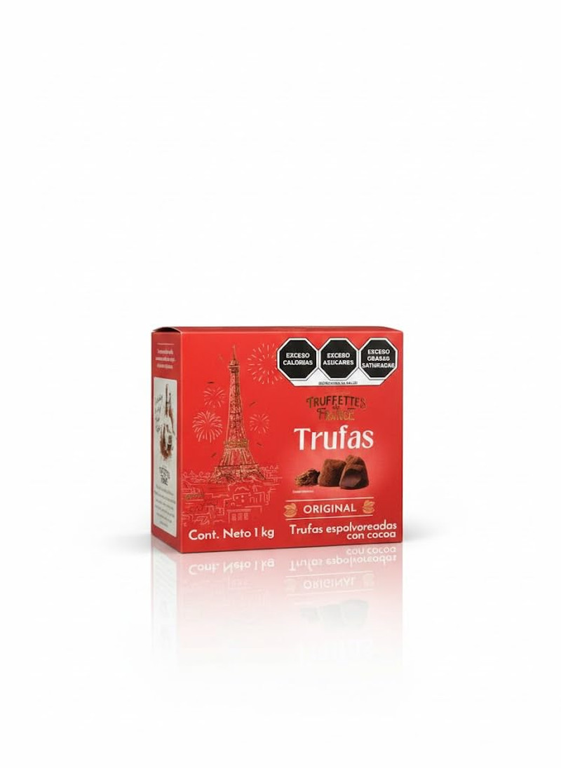 French Chocolate Truffles 2.2 lb Cocoa Dusted Candy Gourmet Gift Box
