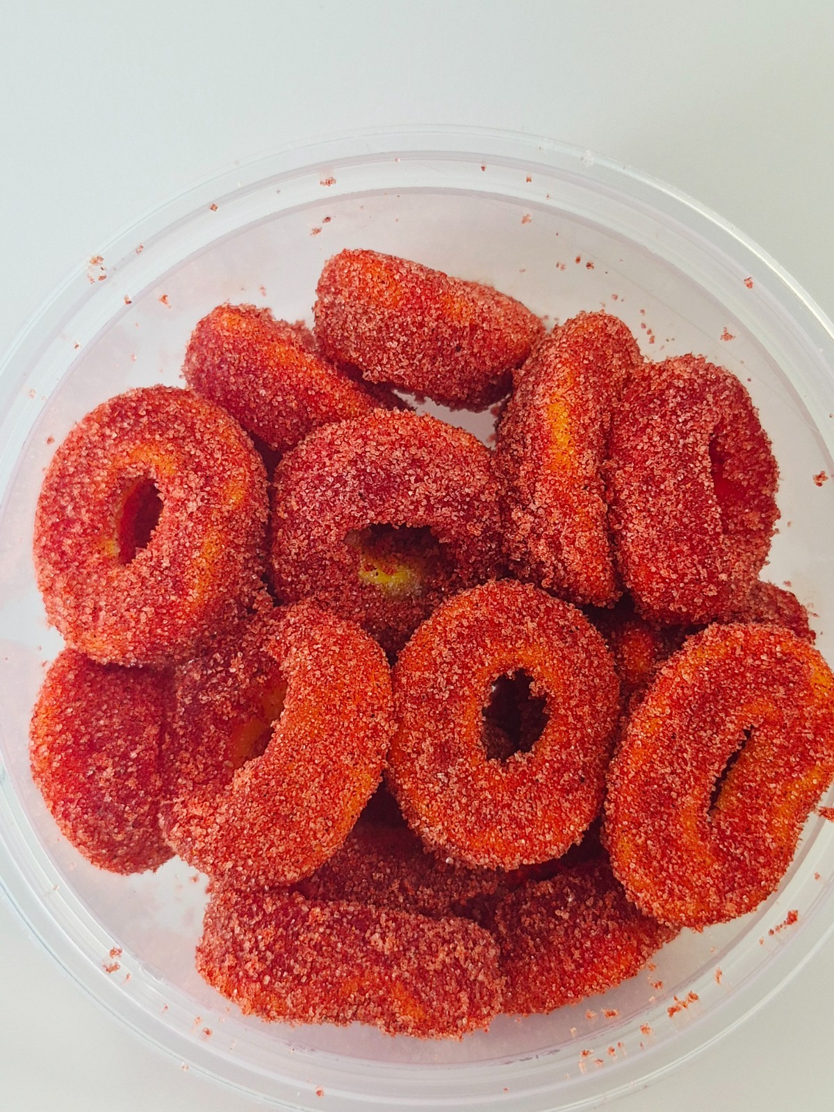 peach rings enchilados Chamoy