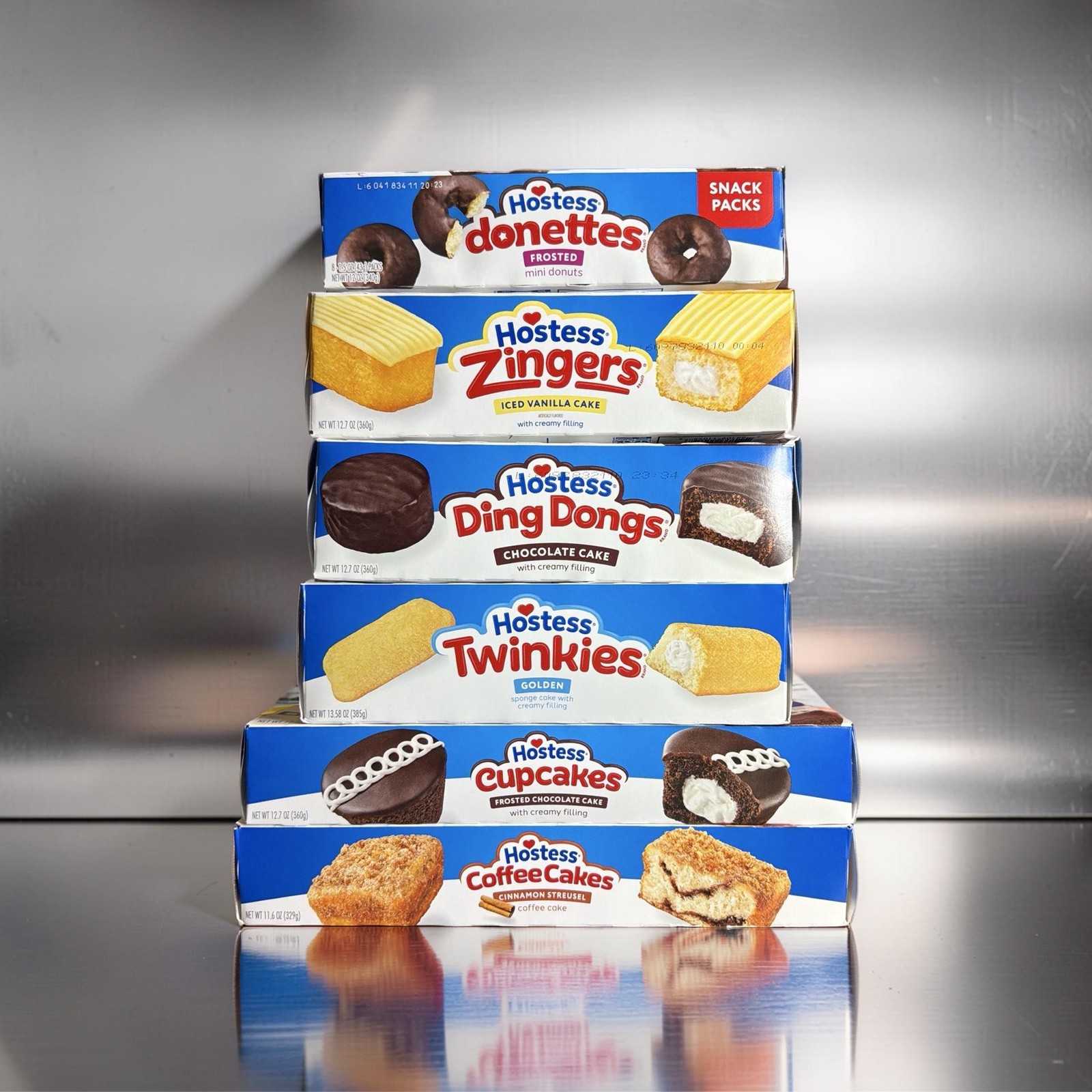 Hostess Snack Cake Lovers Variety Pack 54 Count, Twinkies, Cupcakes, Ding Dongs,