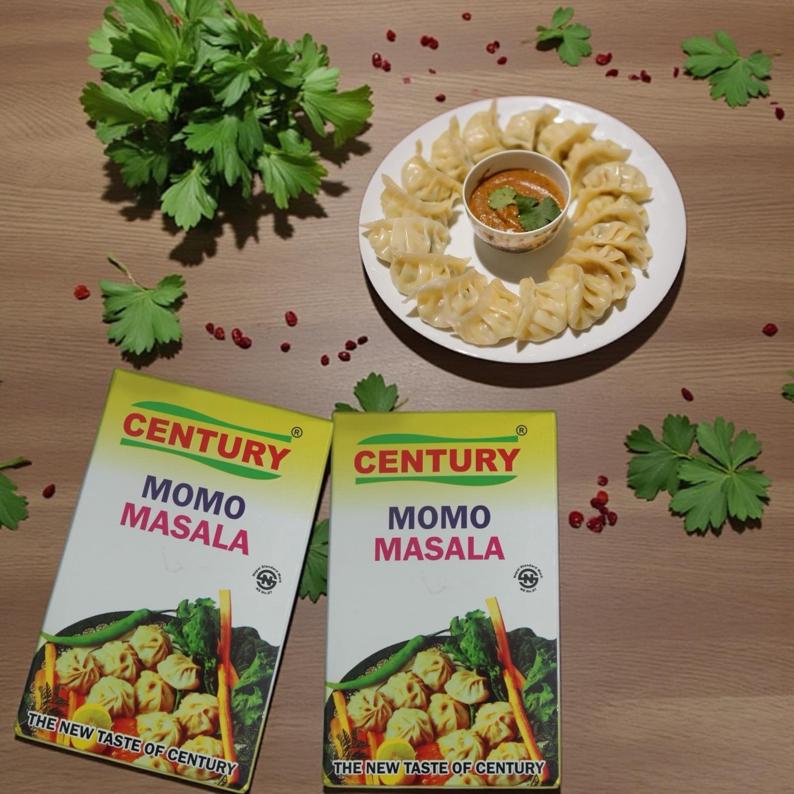 Century Mo:mo Masala Curry Powder Pack of 100 Certified with Nepal Quality Mark