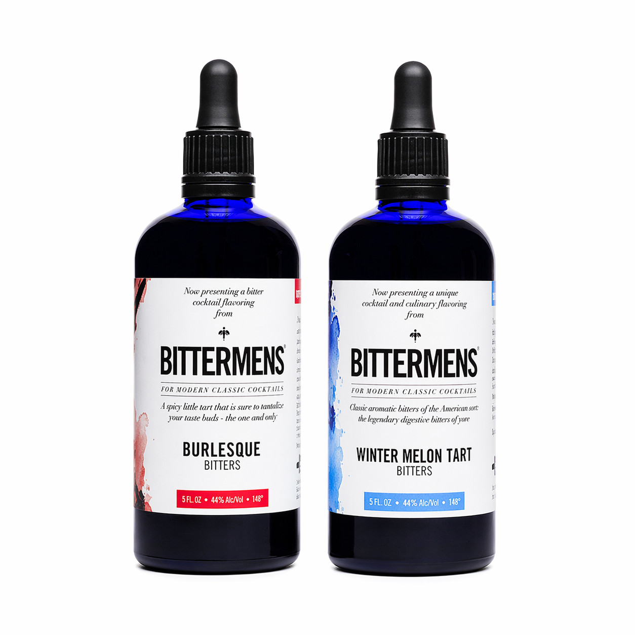 Bittermens Bitters Set (2) – Burlesque + Winter Melon Tart, Free Shipping, Bar