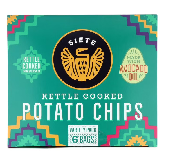 Siete Family Foods Siete Kettle Variety Pack, 6 pack
