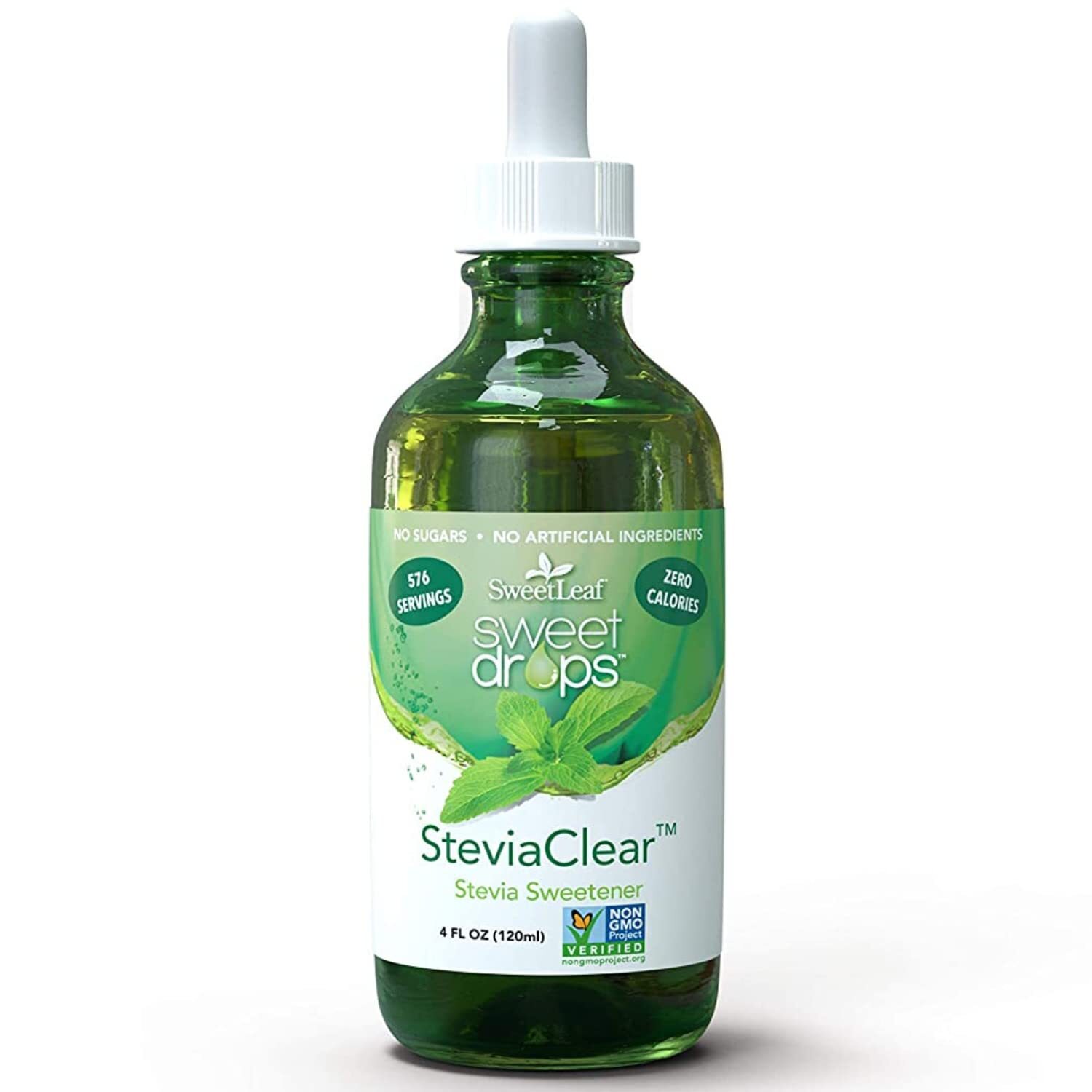 Sweet Drops Liquid Stevia Sweetener, Stevia Clear, 4 Oz