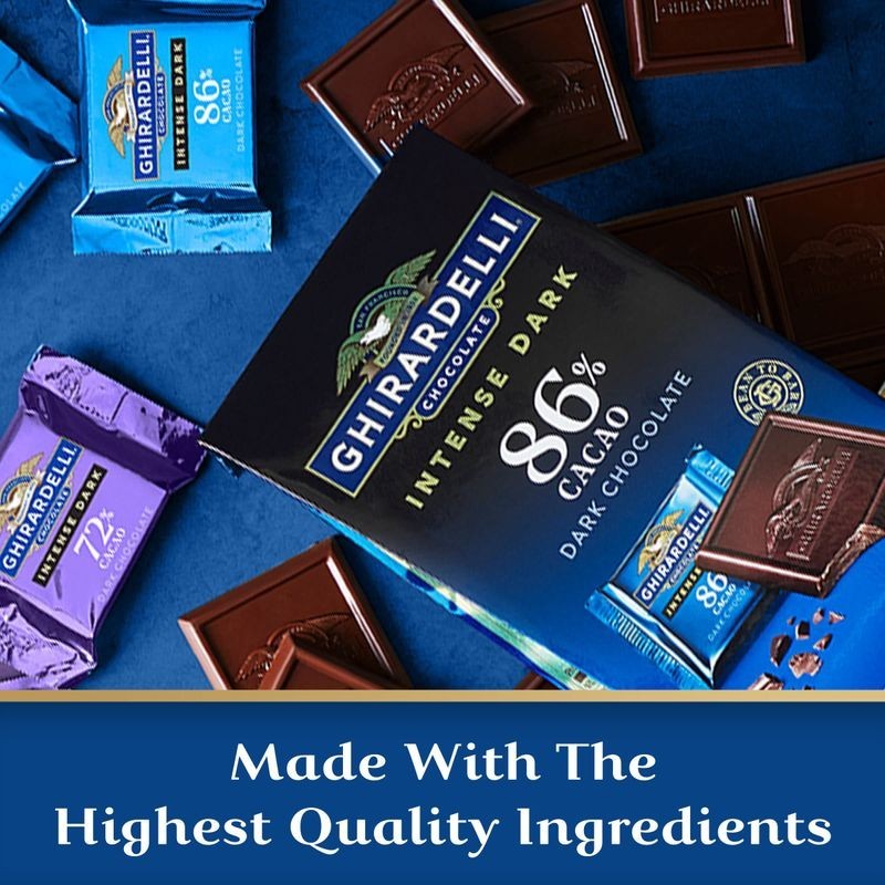 Ghirardelli Chocolate Intense Dark 86% Cacao Midnight Reverie Bolsa de regalo