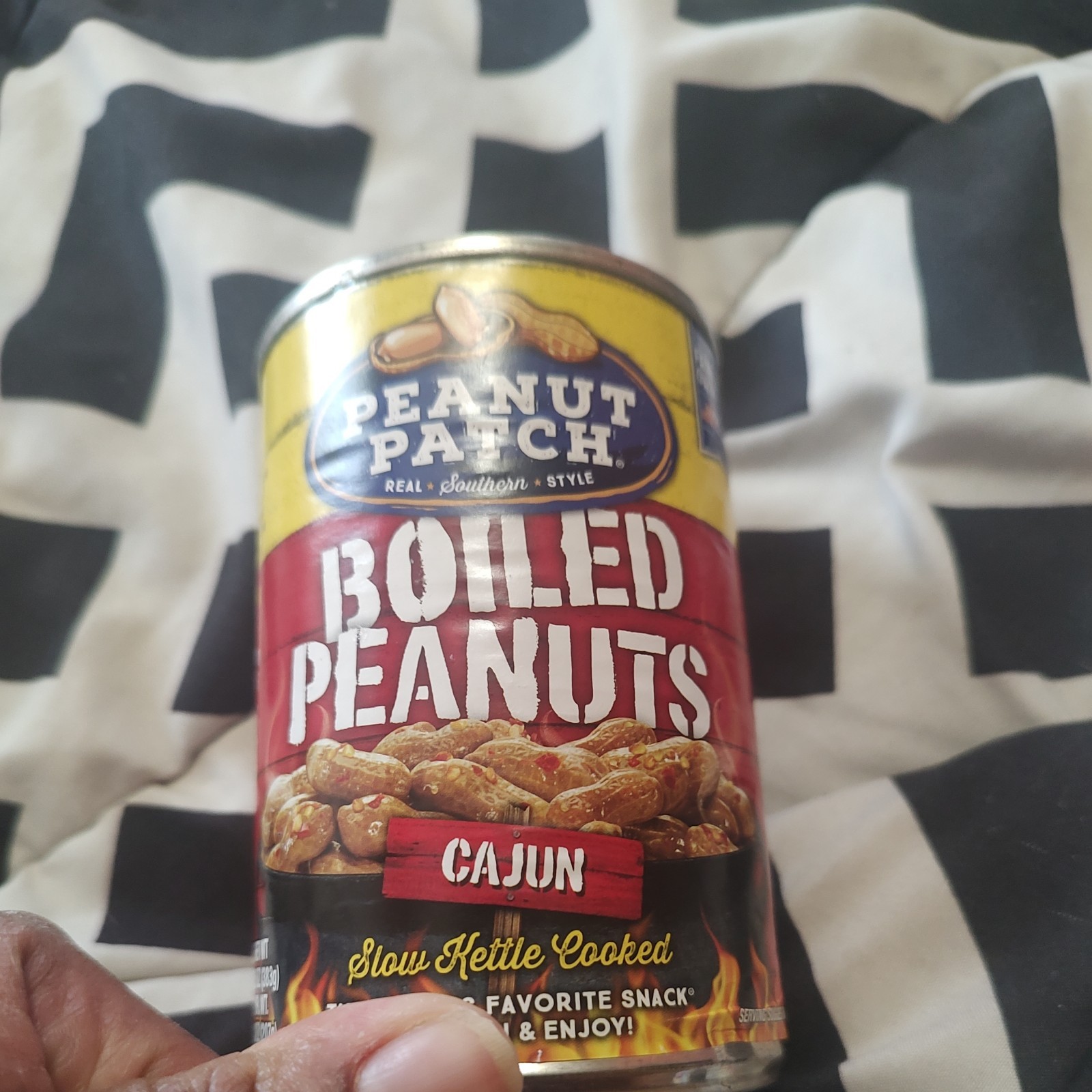 Authentic Southern Cajun Boiled Peanuts – 6 Cans (5.95 lbs) of Tasty Joy