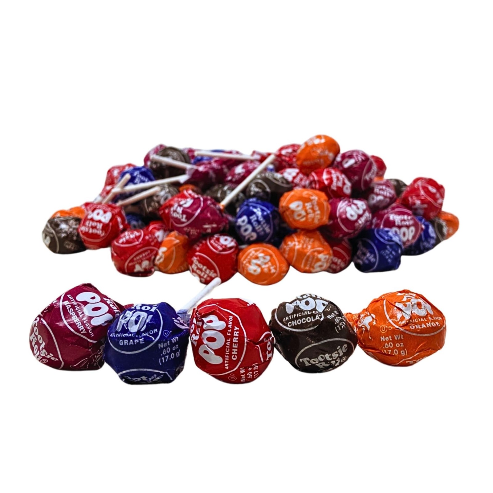 Assorted Fruit Flavored Classic Roll Pops 1.5-Lbs- Five Classic Flavors Bulk …