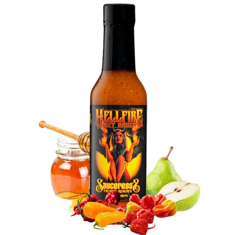 Sweet and Spicy Hot Sauce with Tropical Flavor Great for Wings Tacos Seafood