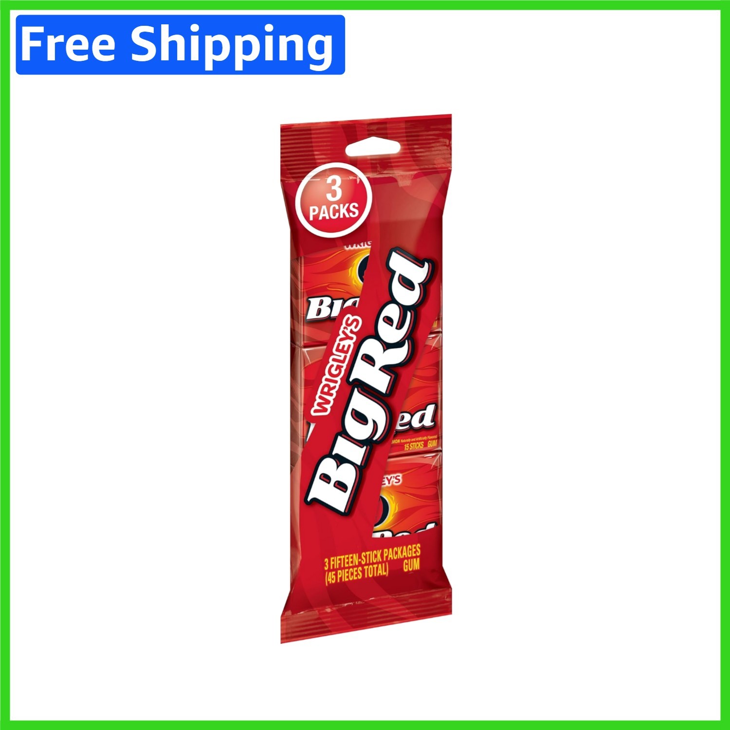 Wrigley’s Cinnamon Gum: Perfect 45-Piece Pack for Long-Lasting Fresh Breath