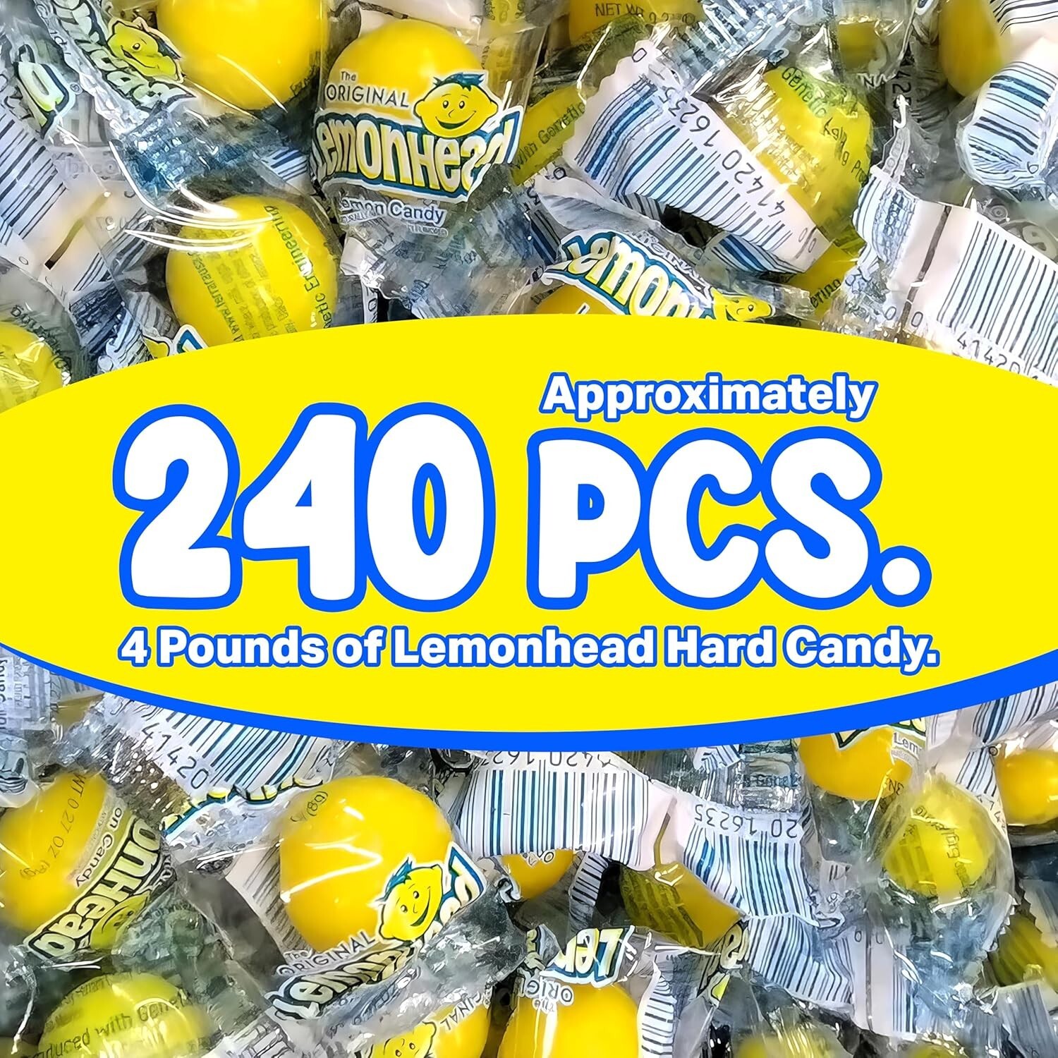 Lemonheads Original, Sour & Sweet Bulk & Delicious Hard Candy (4 Pounds)