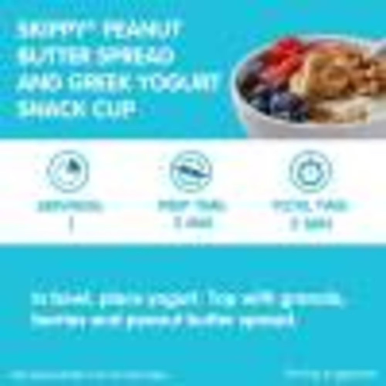 SKIPPY Peanut Butter, Creamy, 7 g Protein Per Serving, Shelf-Stable, 80 oz