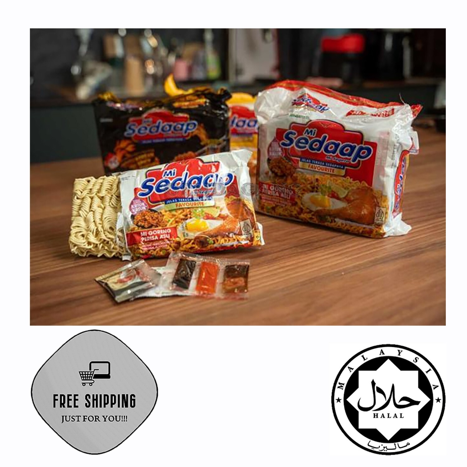 ✨ MI SEDAAP Original (Mi Goreng Asli) – (10X90G) ✨