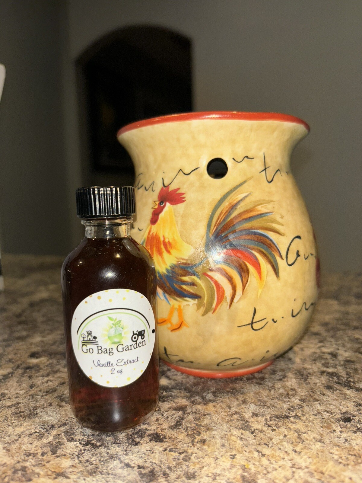 Vanilla Extract Spiced Rum 2 oz Gourmet Home Crafted 2 oz Aged 1 Year