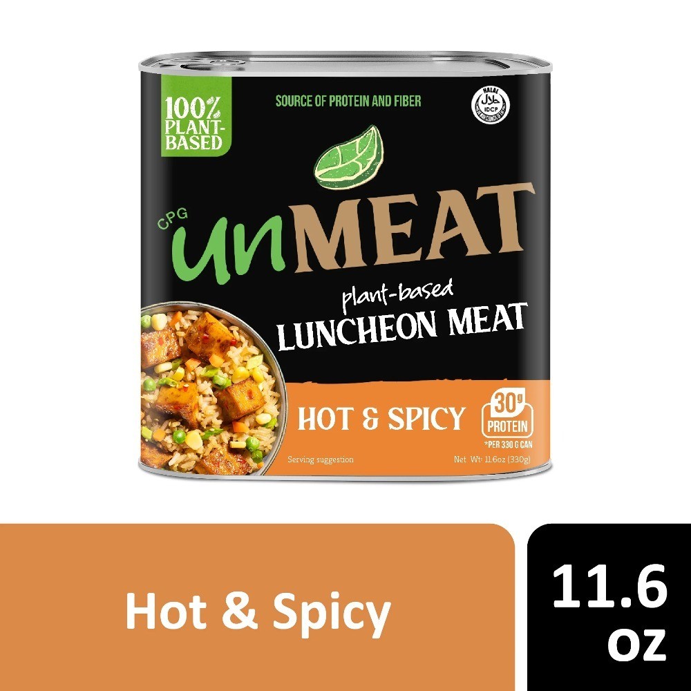 Plant-Based Vegan Luncheon Meat Hot Spicy Flavor Canned 11.6 oz 2 Pack