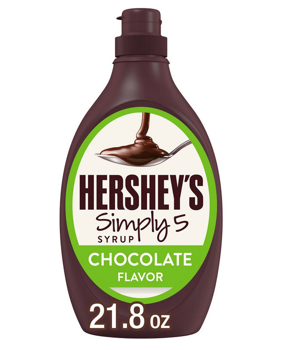 Hershey’s Simply 5 Chocolate Syrup, Bottle 21.8 oz