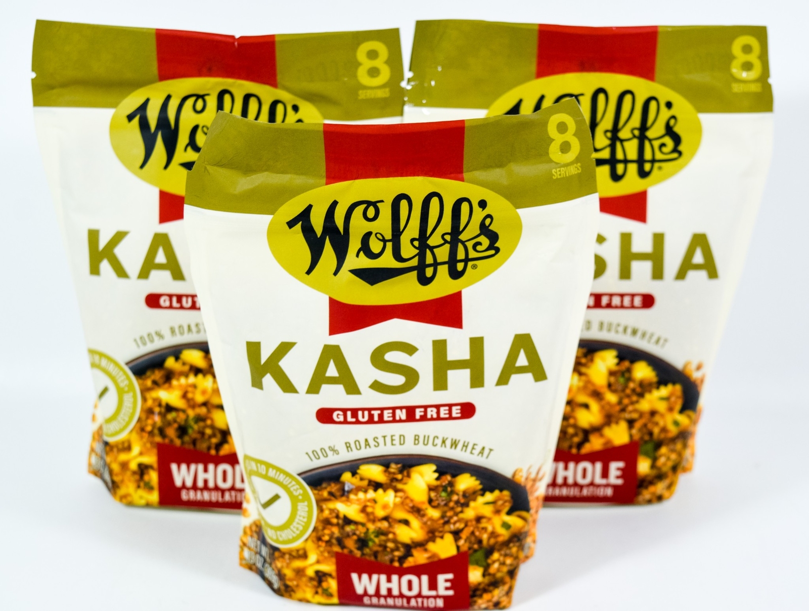 3 Wolff’s KASHA Gluten Free 100 percent Buckwheat 13oz Bag 05/11/2026