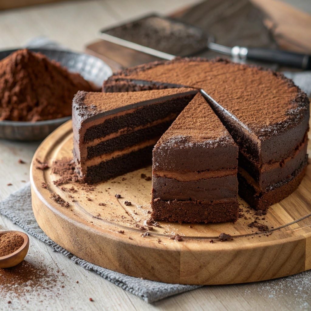 Black Cocoa Powder (8 oz) Bake the Darkest Chocolate Baked Goods, 0.5 Pound