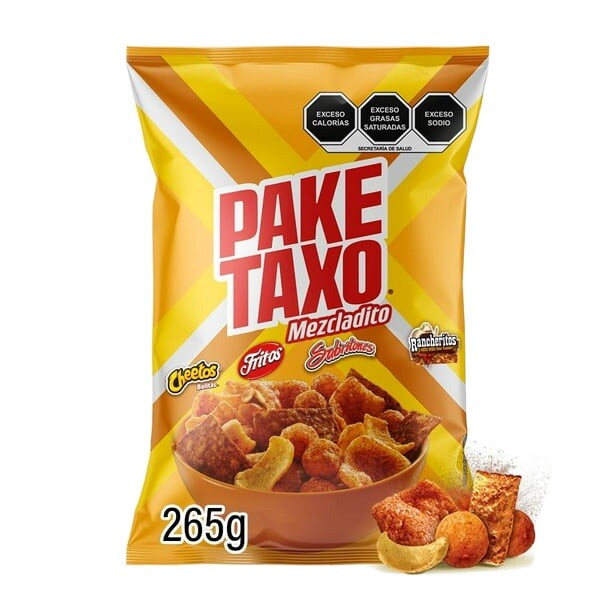 SABRITAS PAKE TAXO MEZCLADITO ASSORTED MEXICAN CHIPS – BIG 265g BAG – FREE SHIP