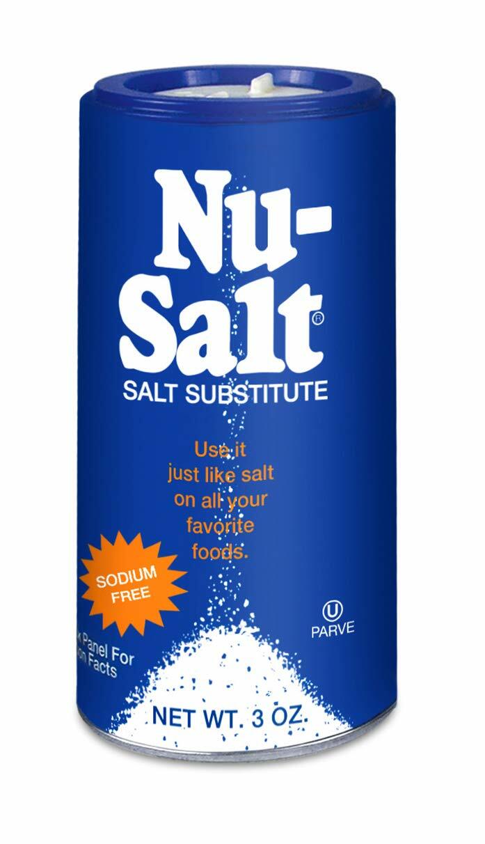 Nu-Salt Sodium Free Salt Substitute – 3 oz