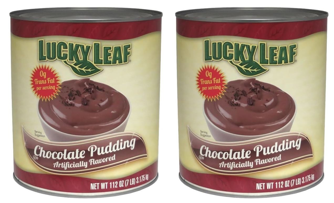 Lucky Leaf Ready To Use Premium Chocolate Pudding, Two pack of 7 lb 224 oz.