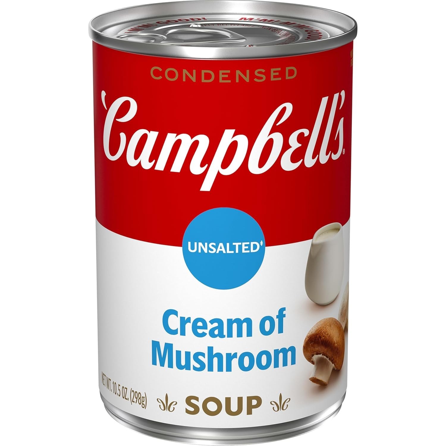 10.5 oz Campbell’s Unsalted Cream of Mushroom Soup – Low Sodium Delight