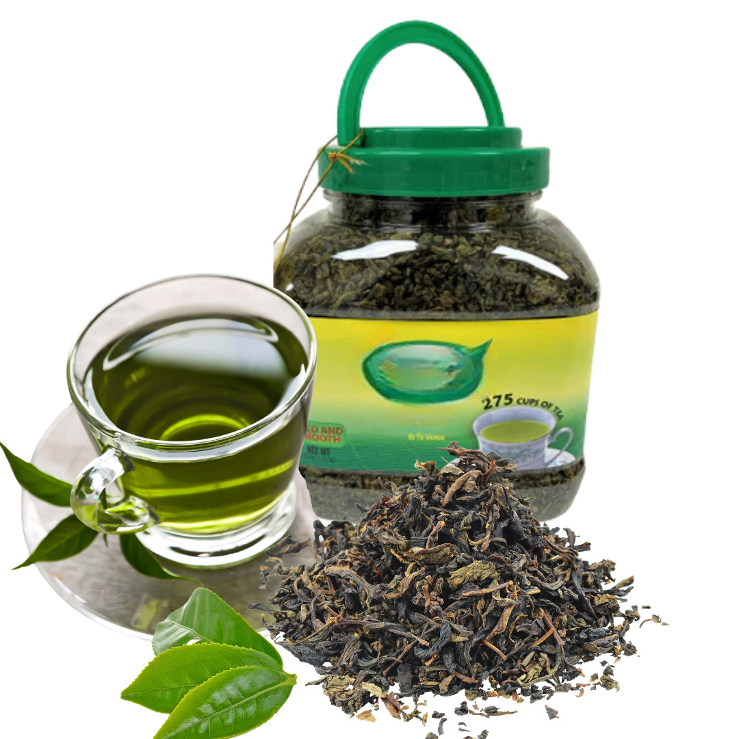 Green tea 400 grams mix with hot waters 1 scoop for 5 cup every time drink چای