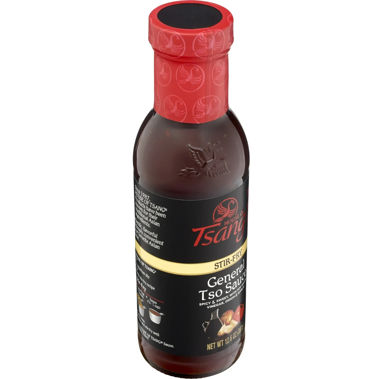 Authentic HOUSE OF TSANG General Tso Stir-Fry Sauce – 8 Pack (12.6 oz each)