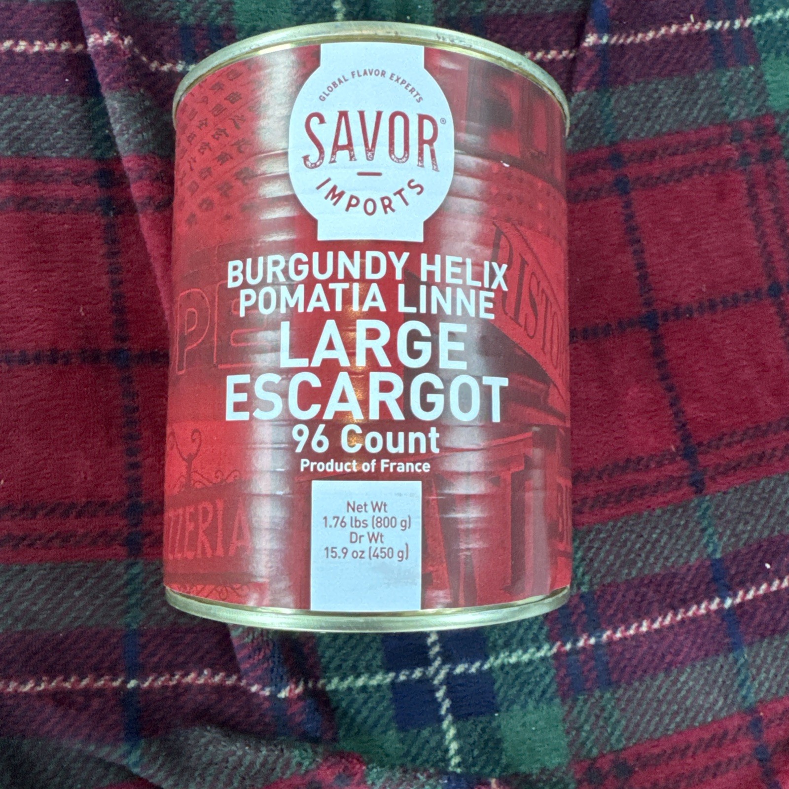 Savor Imports Extra Large Escargot, 1.76 Pound Can exp. 1/13/27 FREE SHIPPING