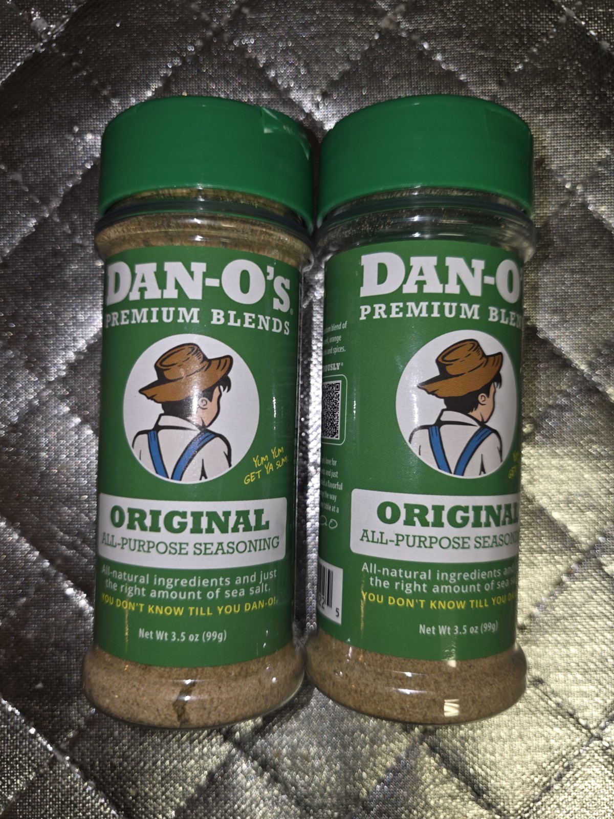 Dan-O’s Original Seasoning All Natural No Sugar No MSG 3.5 oz Lot Of 2