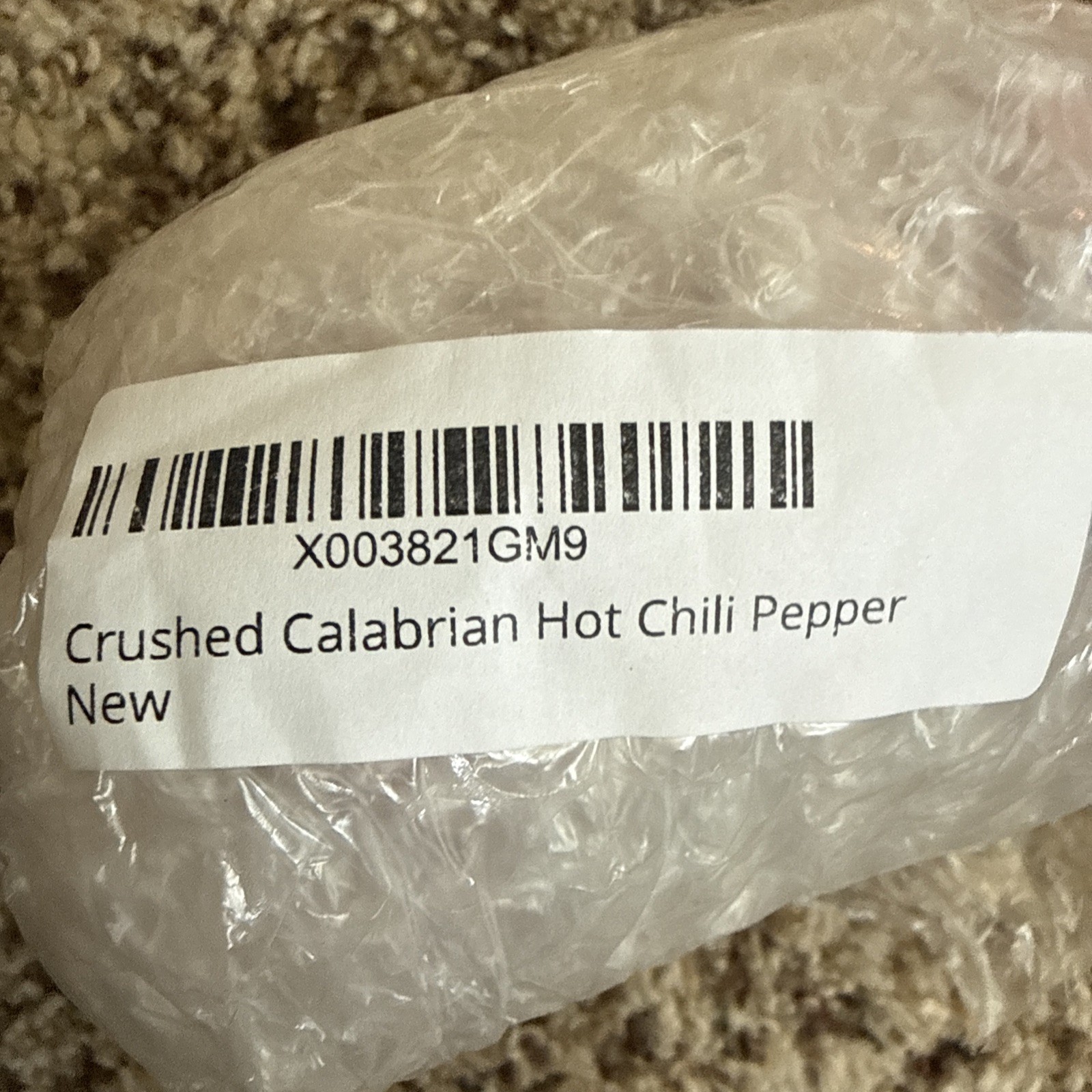 Italian Hot Pepper Sauce chili pepper 6.35oz ,Bomba Sauce ,Crushed Calabrian Hot
