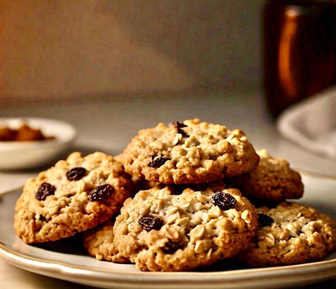 48 ( 4 dozen) Homemade Oatmeal raisin Cookies natural ingredient old fashion