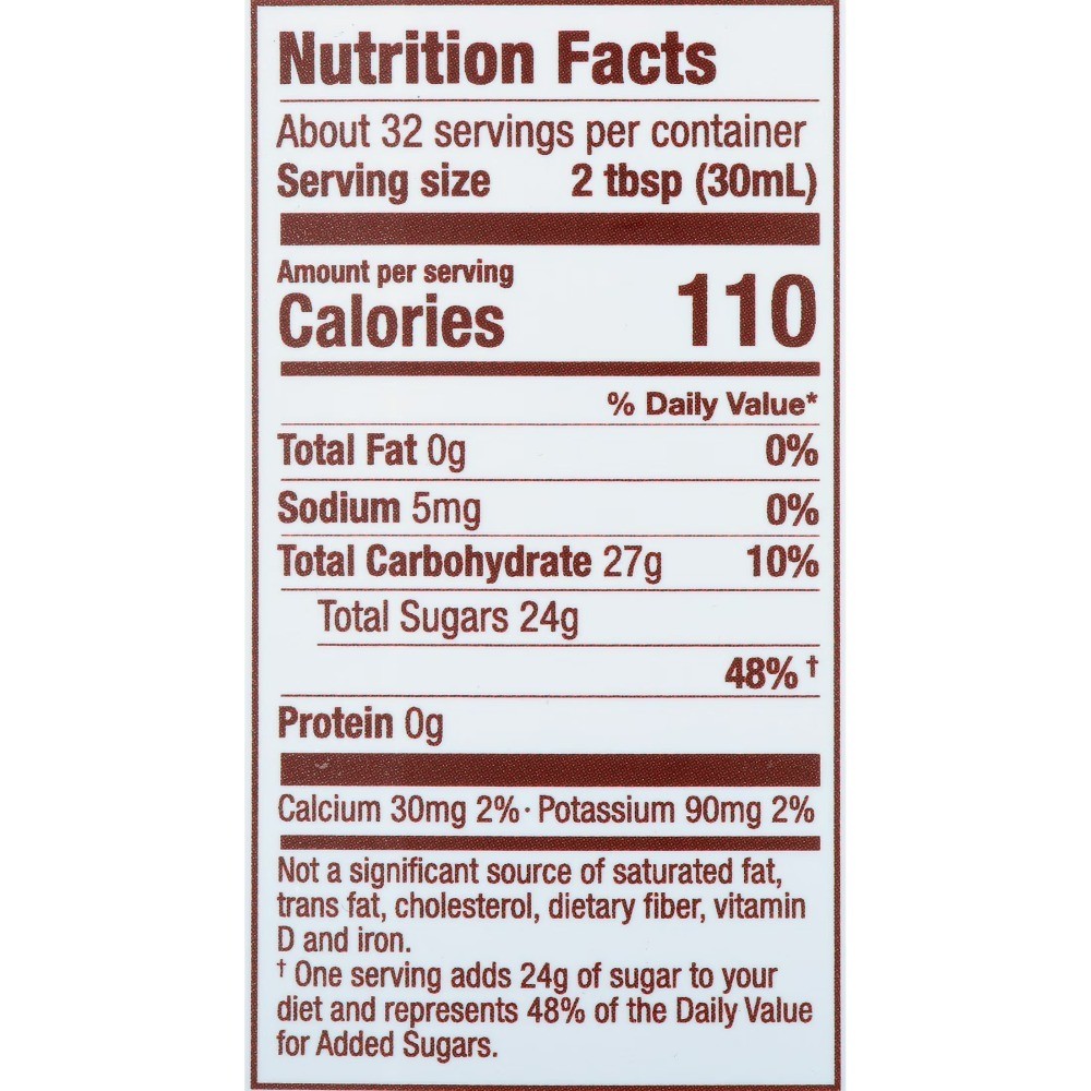 100% Pure Vermont Maple Syrup Dark Color & Robust Taste, 32 fl oz.