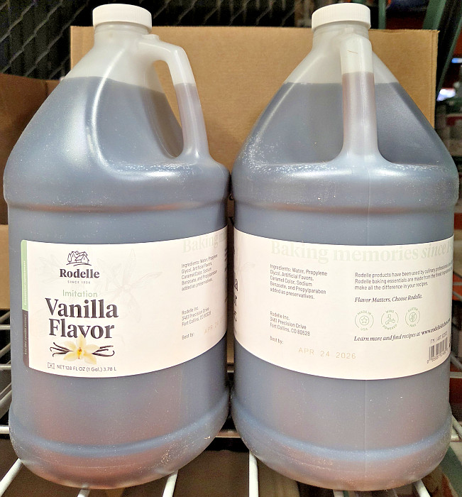 Rodelle Imitation Vanilla Flavor Bundle 128fl oz 3.78L