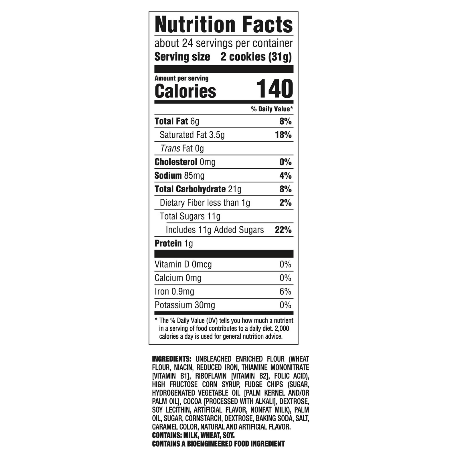 CHIPS AHOY! Chewy Chocolate Chip Cookies, Party Size, 26 oz pack of 2