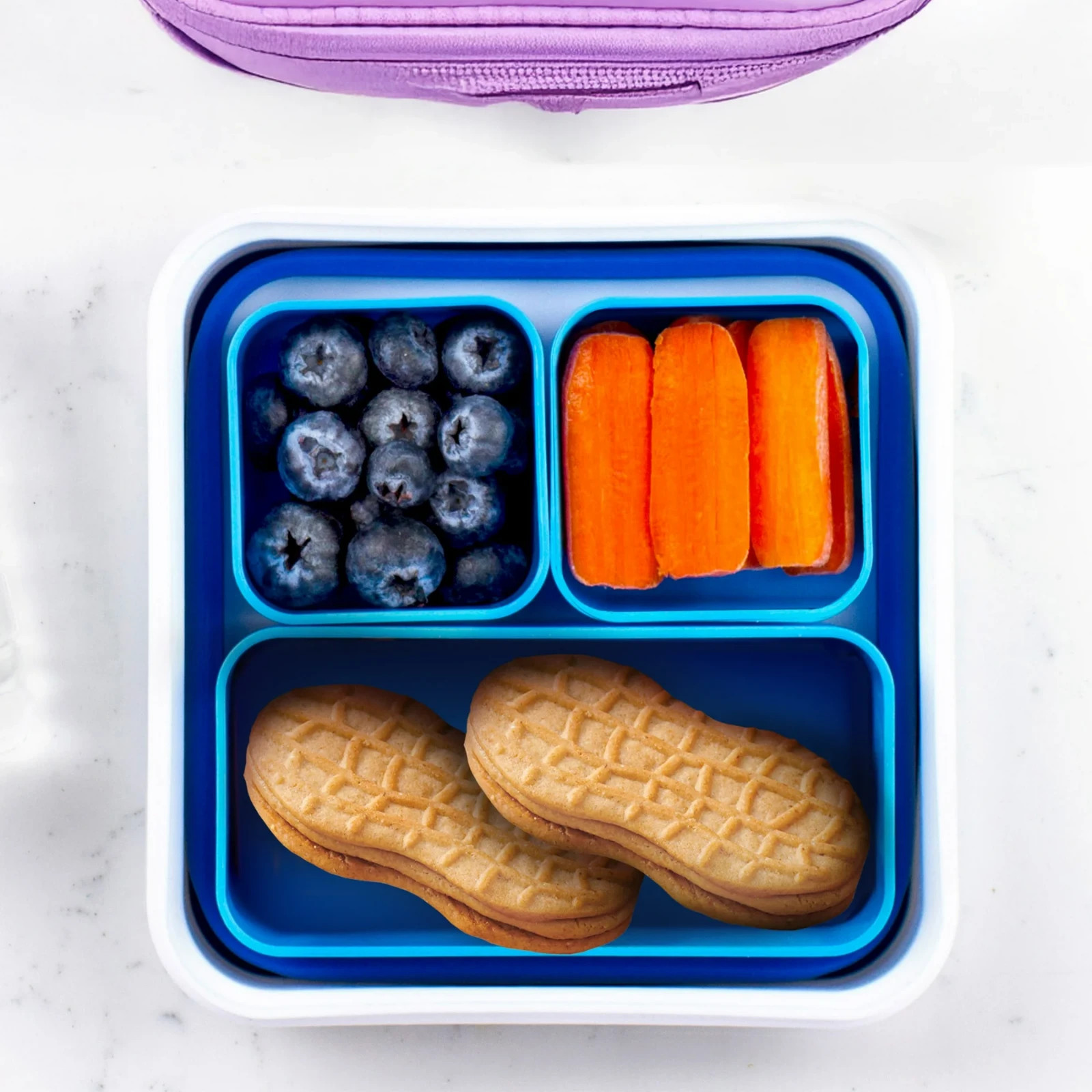 NUTTER BUTTER Peanut Butter Sandwich Cookies, Family Size, 16 oz..