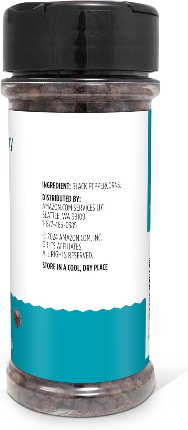Tellicherry Whole Black Peppercorns, 3.5 Oz
