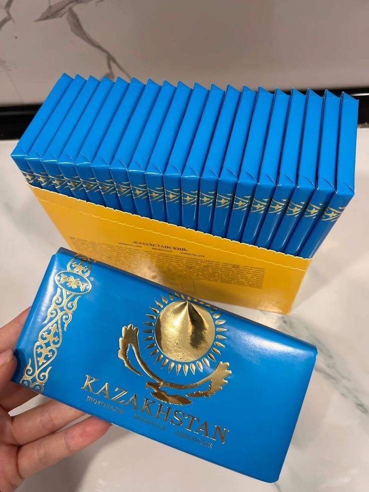 The best Kazakhstan milky Chocolate KAZAKHSTAN FLAG 1000gr
