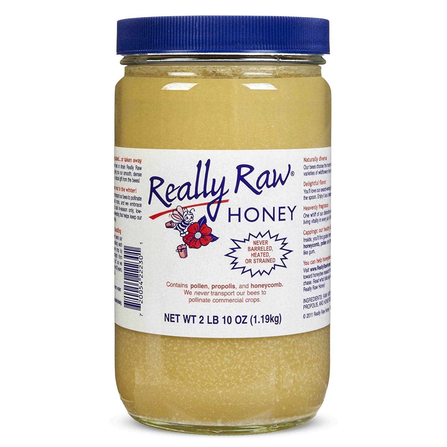 Really Raw Honey, Straight from the Hive, Never Heated or Filtered, Harvested…