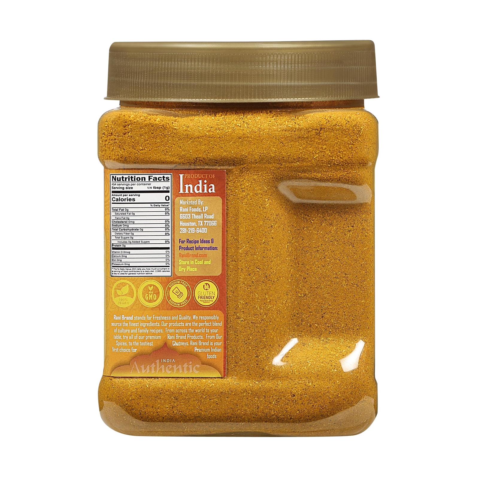 Rani Curry Powder Mild Natural 10-Spice Blend 1lb (16oz)