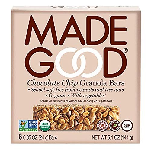MadeGood Granola Bars, 2 Pack (12 bars) (Chocolate Chip)