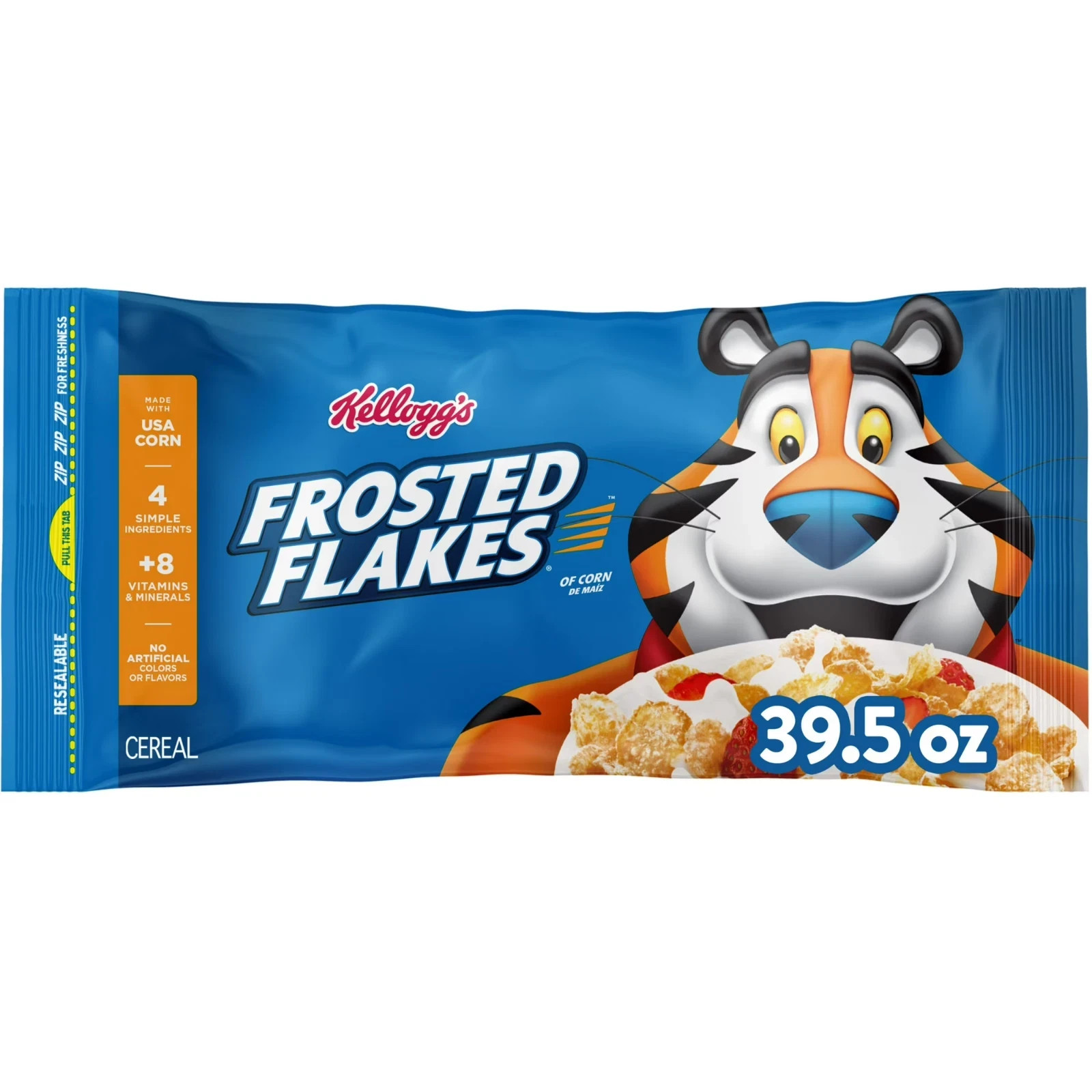 Kellogg’s Frosted Flakes Cereal Original 39.5oz Kids Breakfast Vitamins