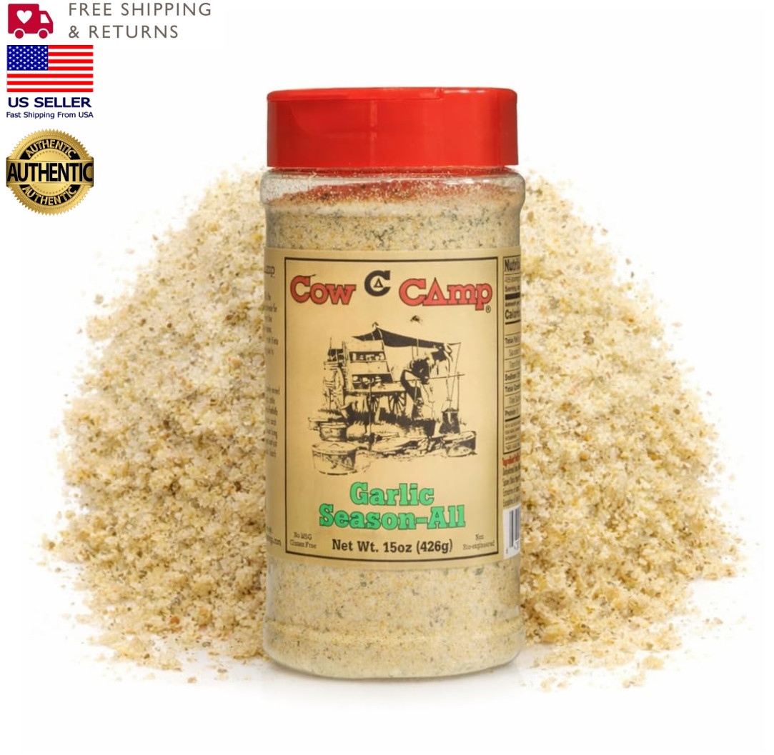 Cow Camp Garlic Season-All Net Wt. 15oz (426g) | 05/2027