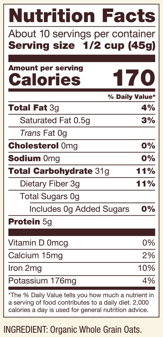 Bob’s Red Mill Organic Quick Cooking Rolled Oats, 16oz (Pack of 4) – Organic, No