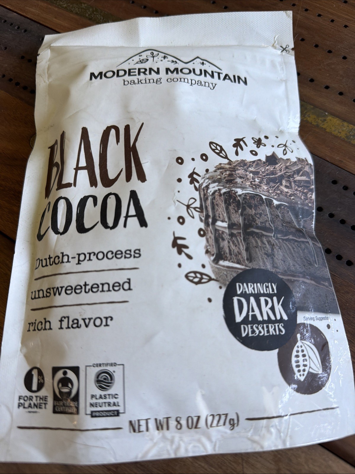 Black Cocoa Powder (8 Oz) Bake the Darkest Chocolate Baked Goods, Achieve Rich C