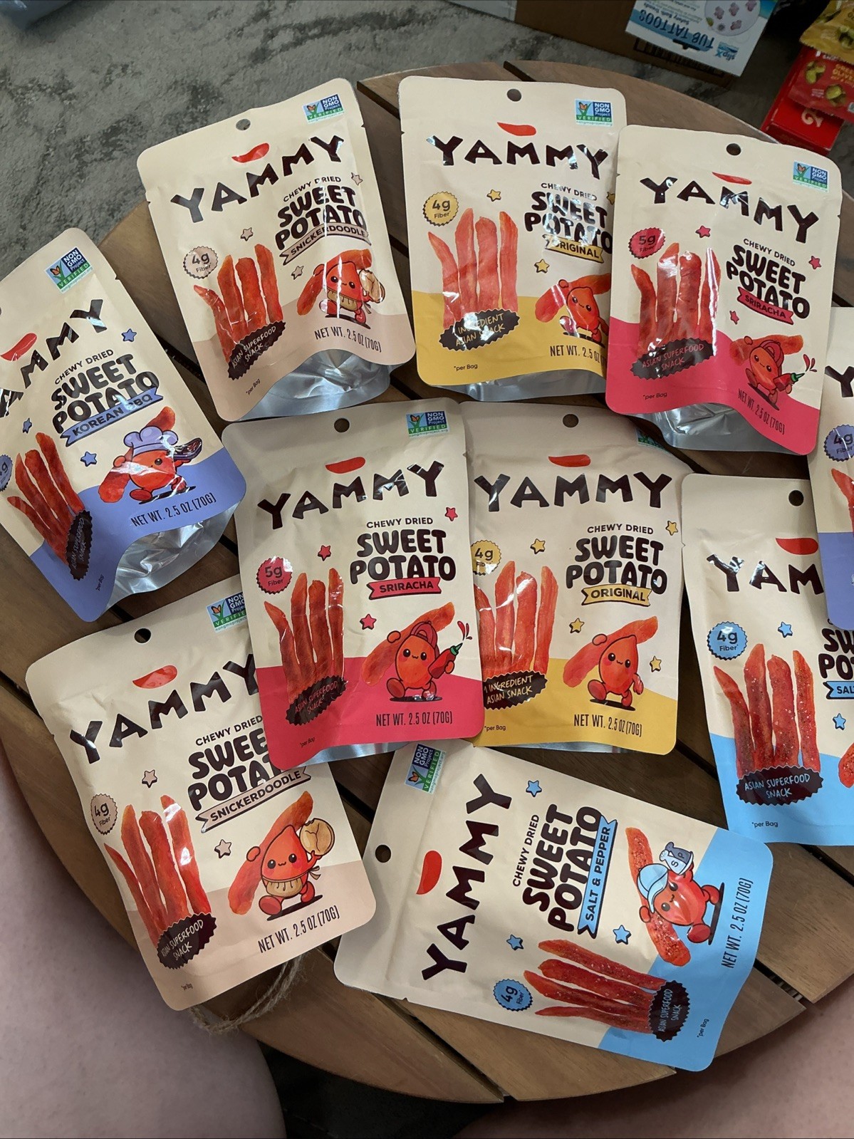Yammy Bundle Pack 10 2.5 Oz Each Sweet Potato Variety