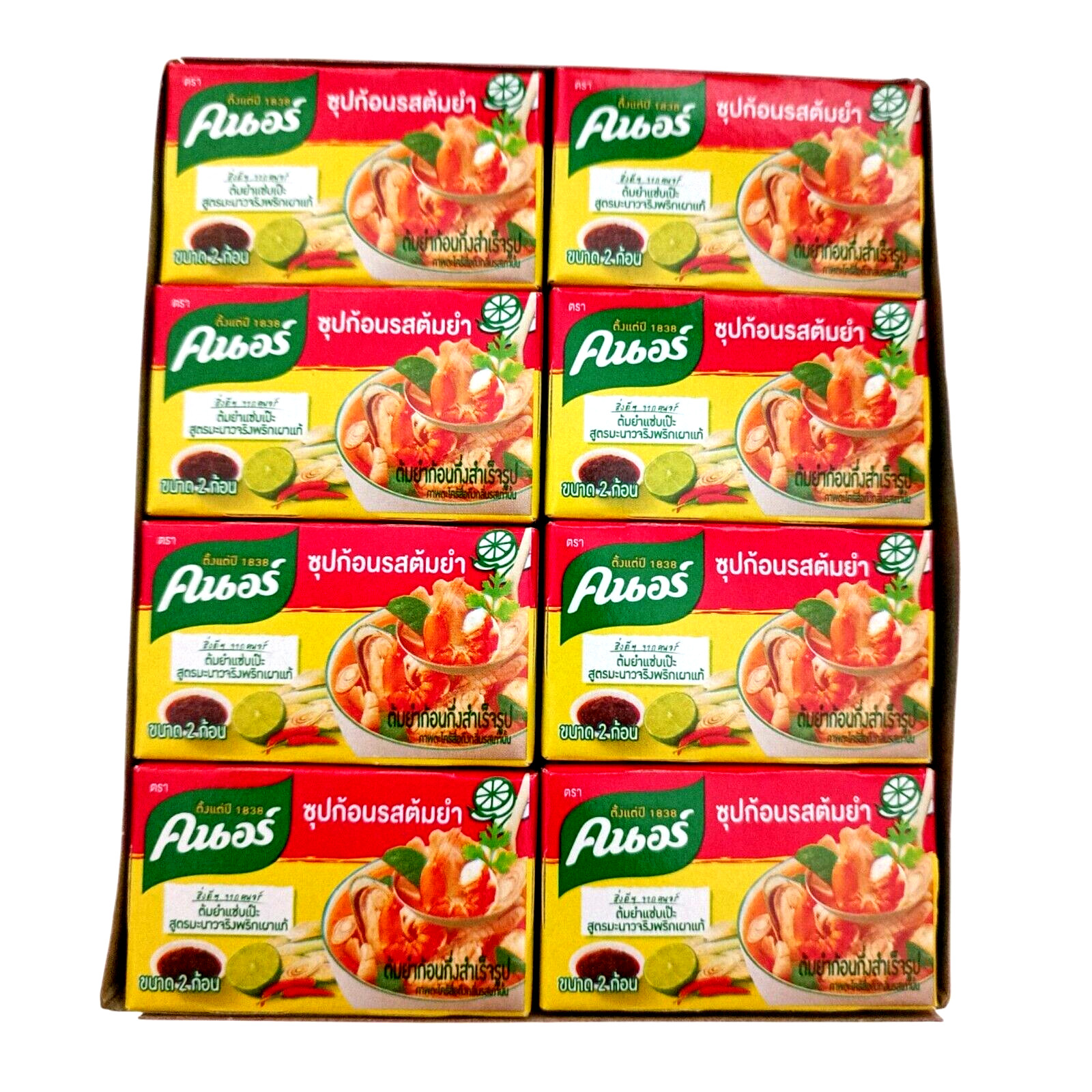 Soup Cube Tom Yum Kung original Thai food Knorr seasoning mix spicy bouillo box