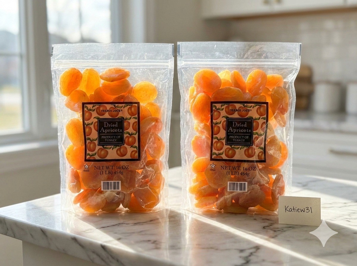 2 Packs Trader Joe’s Dried Apricots Product Of Turkey 16 oz Each Bag Total 32 oz