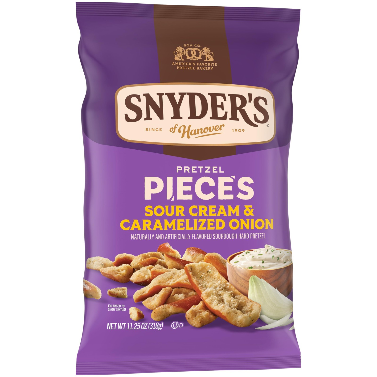 Snyder’s of Hanover Sour Cream & Caramelized Onion 11.25 Ounce (Pack 1)