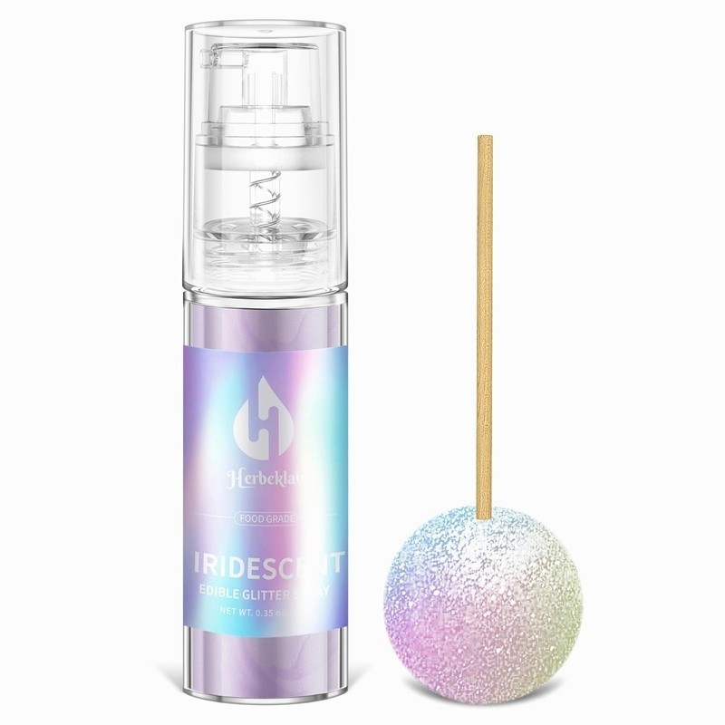 Iridescent Edible Glitter Spray Cakes Drinks Food Decoration 10g Gluten Free New