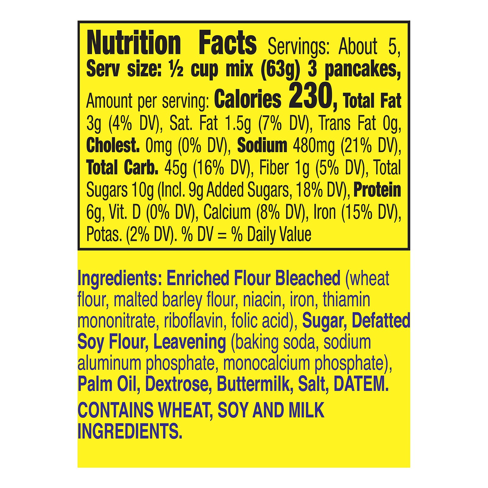 Buttermilk Pancake Mix, Shake ‘n Pour, Easy Prep, 10.6 oz, Delicious Breakfast
